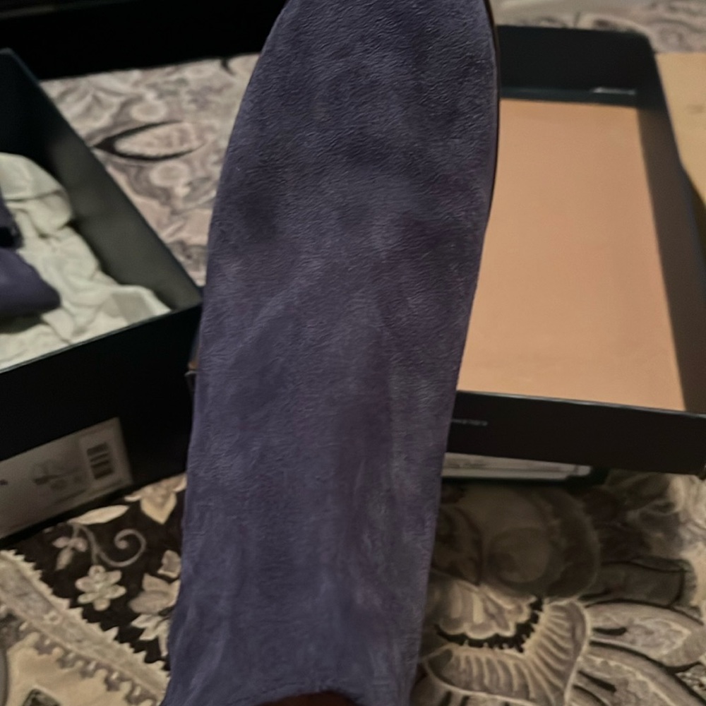 Blue Swede Ankle Boot